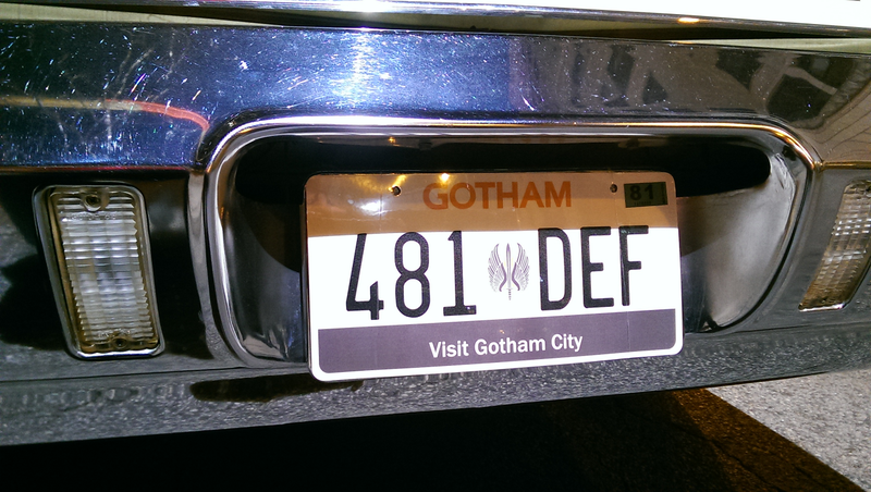 Gotham is also a state? And the flashback scene must take place in late 1980 or early 1981 given the fall/winter weather.